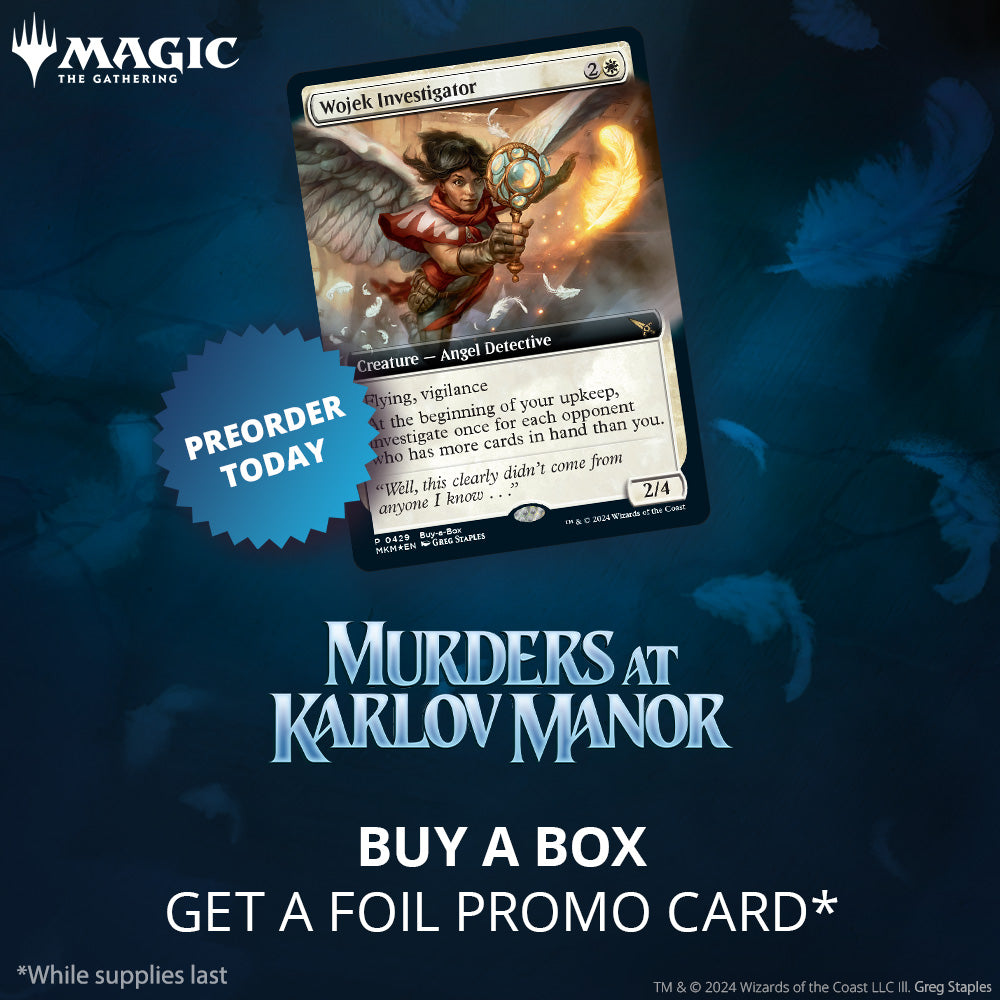Merfolk Commander Deck Magic: The Gathering Murders At Karlov Manor (MKM) Play  Booster Box - Factory Sealed Mtg Bundle Box