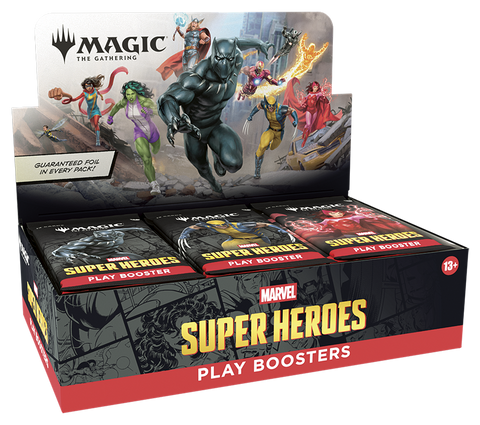 Marvel Super Heroes Play Booster Display - PRE-ORDER